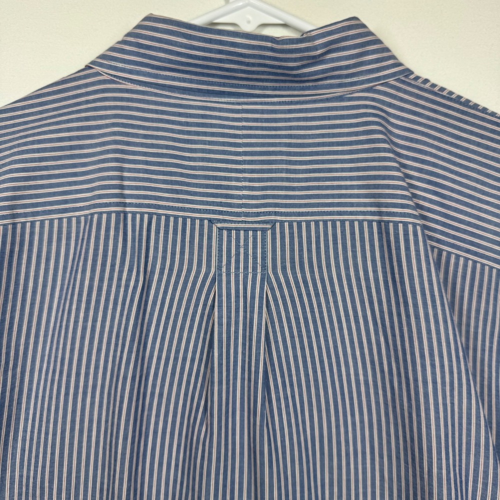 JACK SPADE Mens Blue Stripe‎ Button Down Shirt XXL Bleecker Street New York - Picture 10 of 11